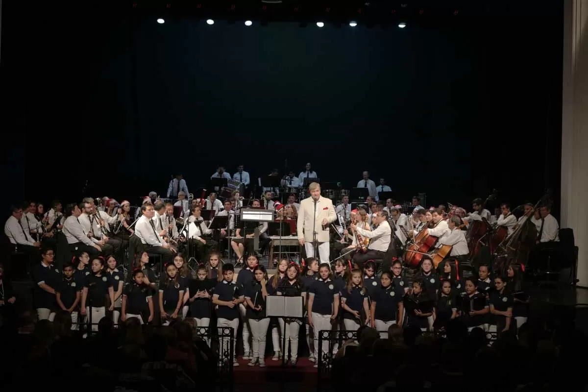 EN CONJUNTO. El Coro de Niños y Jóvenes y la Banda Sinfónica de la Provincia actuarán en el San Martín. 