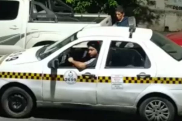 La Policía encontró el taxi utilizado en el robo de una rueda