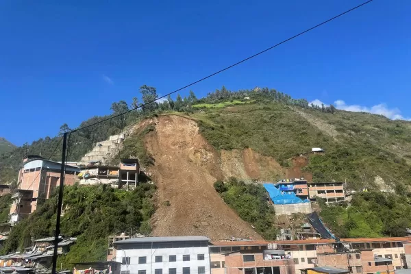 Un alud sembró destrucción en un pueblo al norte de Perú