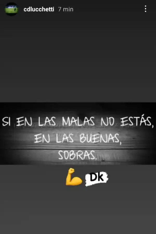 El mensaje del Laucha Lucchetti en el peor momento de Atlético