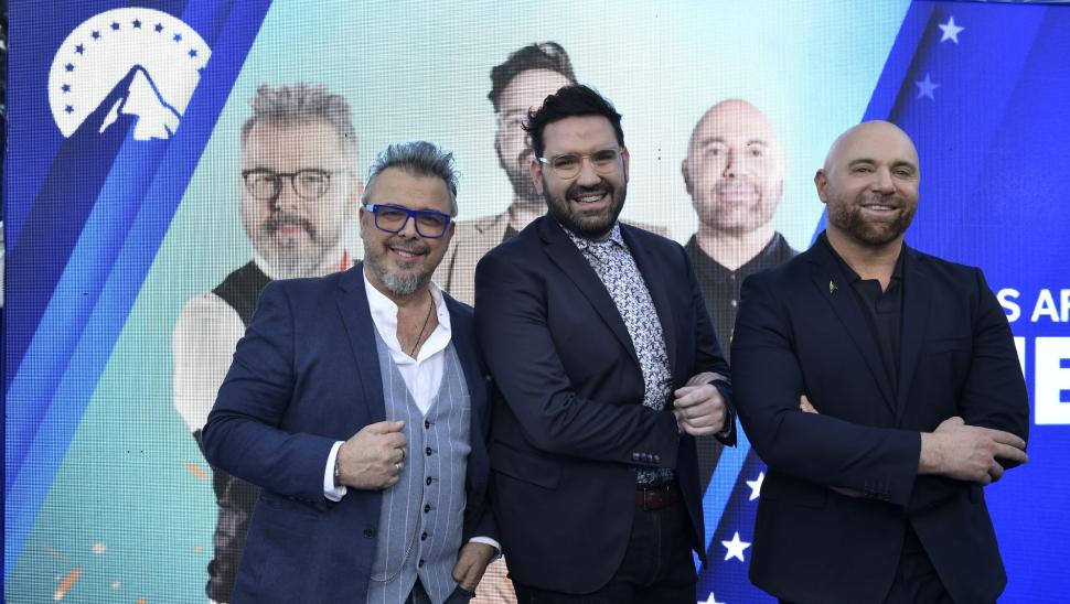 Donato de Santis, Damián Betular y Germán Martitegui, las estrellas de Manos Arriba Chef