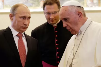 Con una oración especial, el Papa Francisco habló sobre las bombas en Kiev