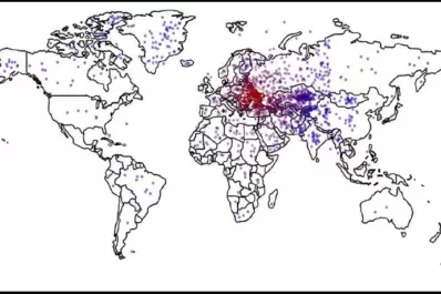 Más de 2.000 estadounidenses intentaron marcar en un mapa dónde queda Ucrania: uno señaló La Pampa