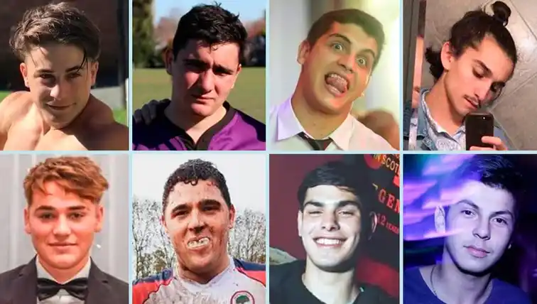 Los ocho rugbiers detenidos por el crimen de Fernando Báez Sosa