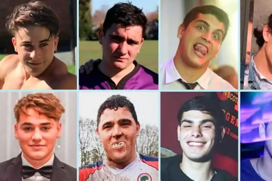 Los ocho rugbiers detenidos por el crimen de Fernando Báez Sosa
