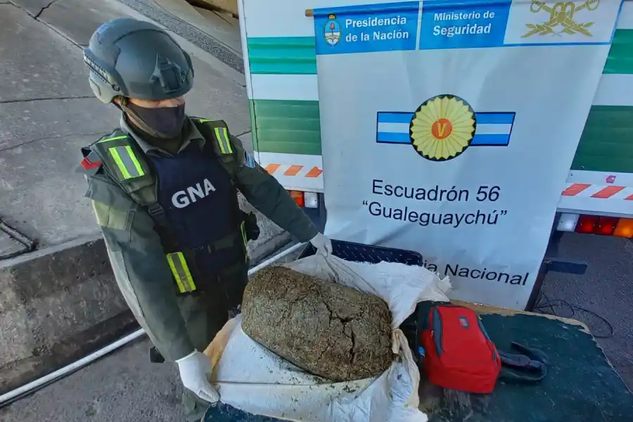 Foto tomada de Gendarmería Nacional.