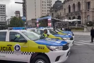 Despliegan un fuerte operativo por el acto que encabezará el Presidente en la plaza Independencia