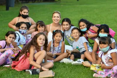 Fabiola Yáñez recibió en la Quinta de Olivos a chicos de un comedor comunitario