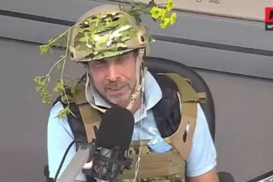 Eduardo Feinmann sorprendió a Jorge Lanata vestido para “la guerra contra la inflación”