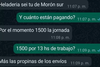 Ofrecieron pagarle $ 1.500 por una jornada de 13 horas; los escrachó en las redes