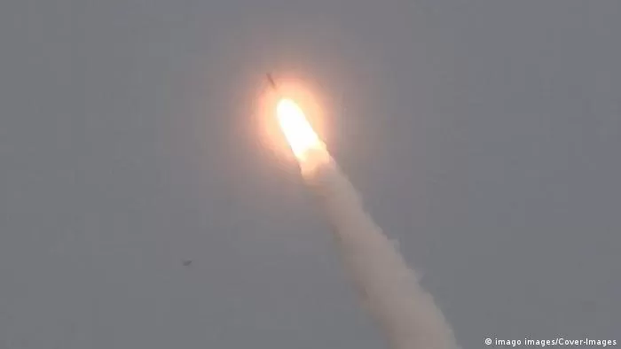 PRUEBAS. Un test de misiles hipersónicos rusos en febrero de 2022. FOTO TOMADA DE DW.COM