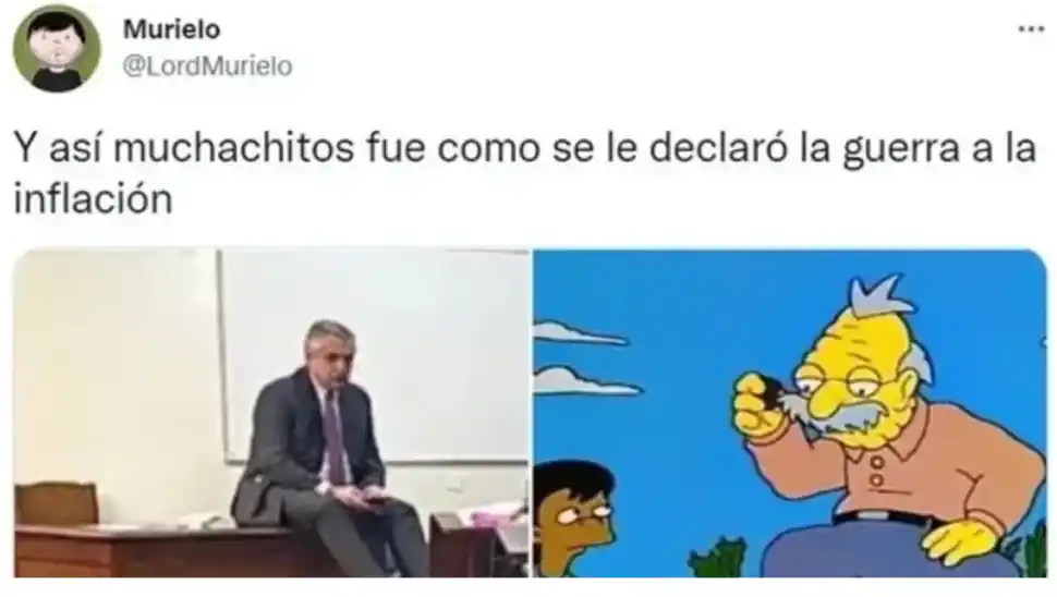 Las redes estallaron con memes de la guerra contra la inflación 
