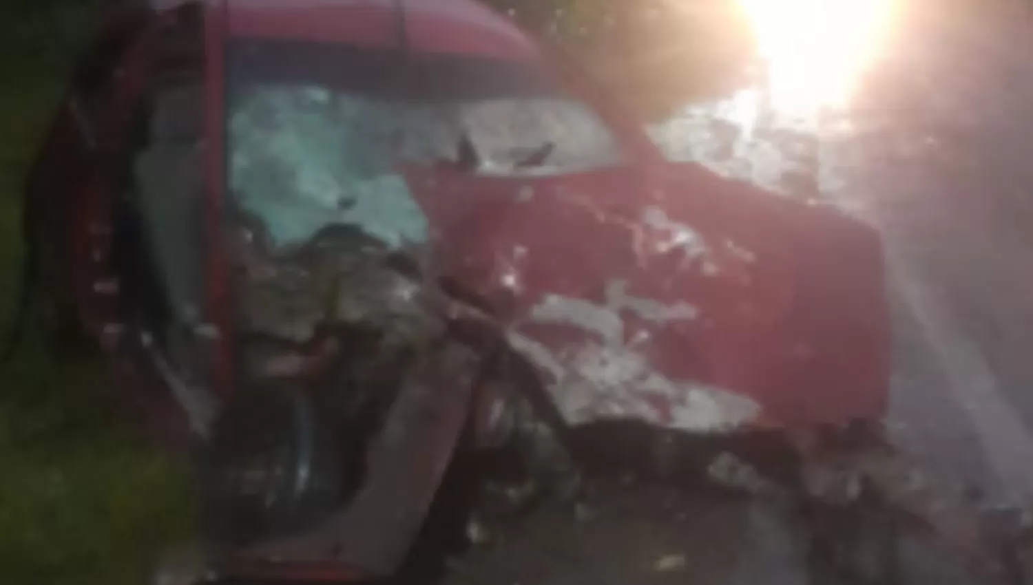HERIDOS. Dos de los heridos se trasladaban en un Ford Ka.
