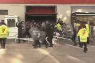 Hubo incidentes en el Monumental en la previa del superclásico