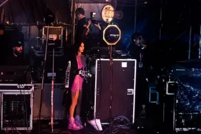 Megan Fox también dejó su huella en el Lollapalooza