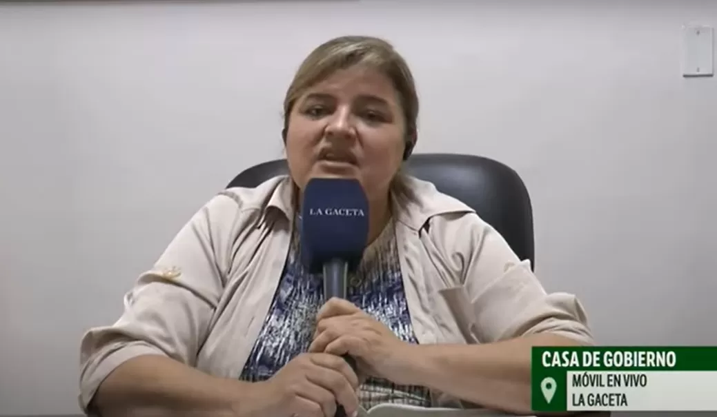 Lorena Málaga, ministra de Desarrollo Social. CAPTURA DE VIDEO