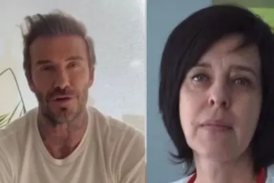Beckham cedió su cuenta de Instagram a una médica para que hable de Ucrania