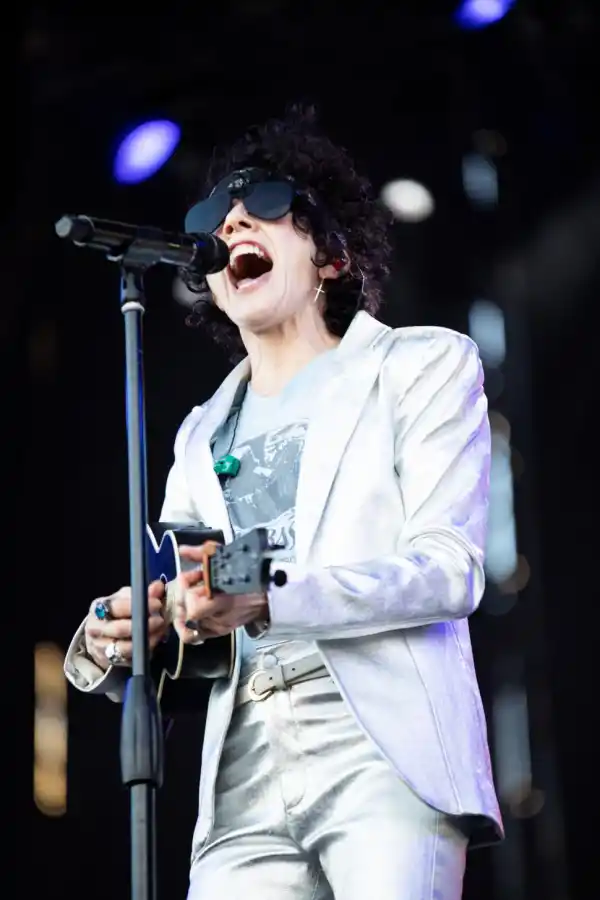 ROCK. LP cantó el sábado.   