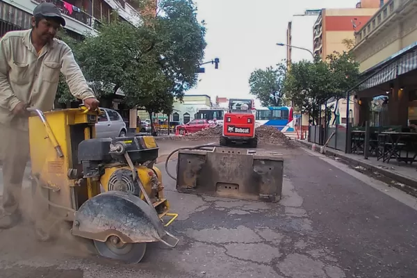 Por obras de repavimentación, continúa cortado el tránsito en Junín al 600
