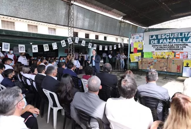 El ministro de Educación, Juan Pablo Lichtmajer, participó del lanzamiento de la propuesta en la Escuelita de Famaillá.