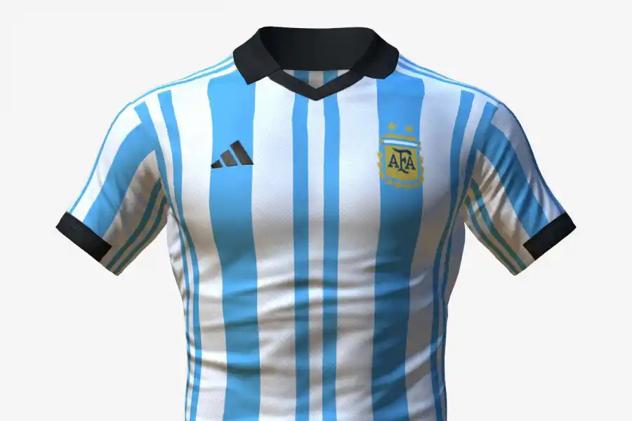 Cómo será la nueva camiseta de la Selección Argentina para el Mundial 2022