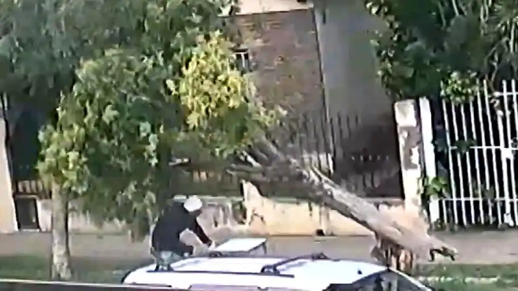 El momento del accidente