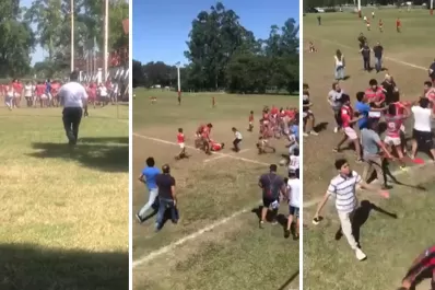 Batalla campal en un partido de rugby juvenil en Tucumán