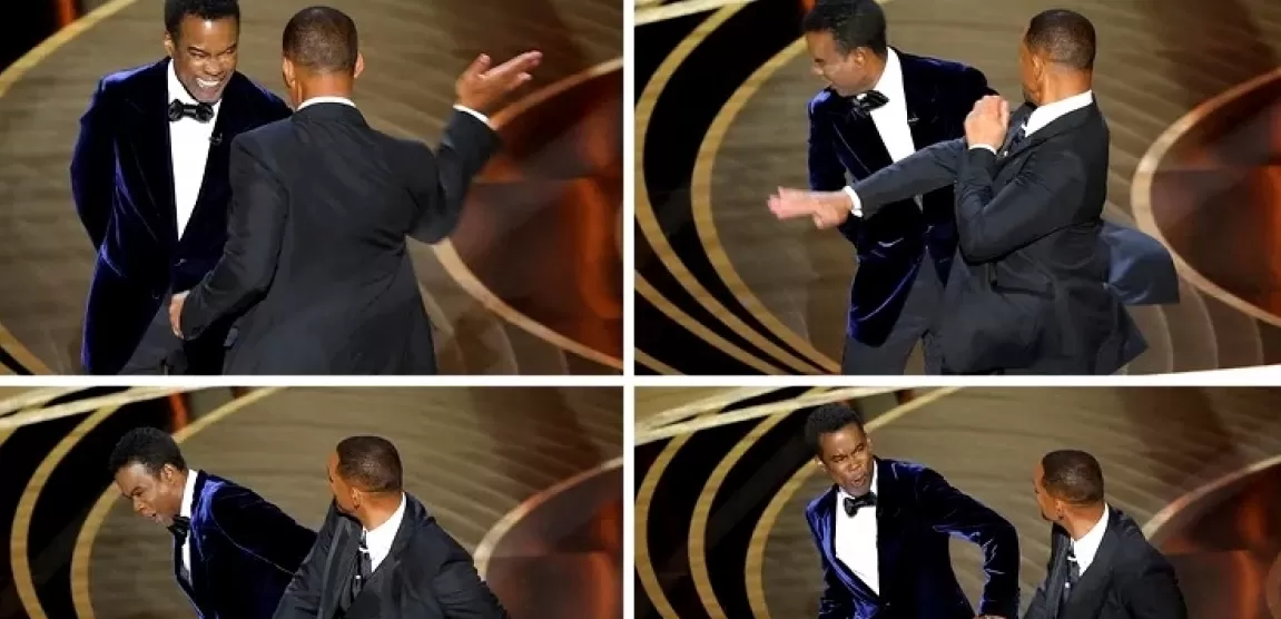 Secuencia del golpe de Will Smith a Chris Rock en los Oscar