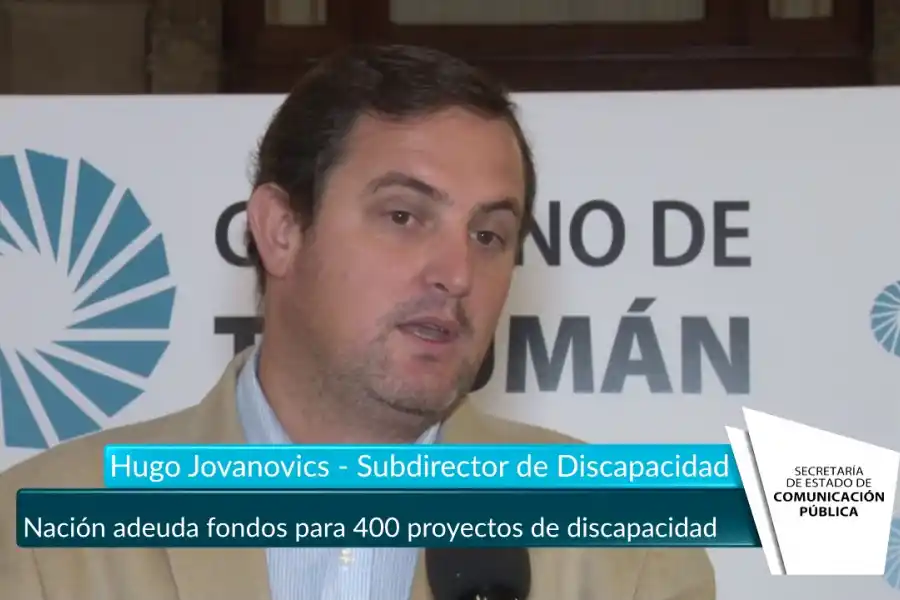Hugo Jovanovics dimitió a su rol como director de Discapacidad