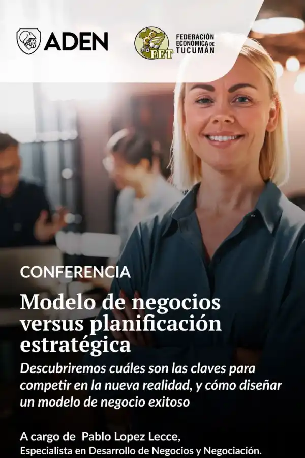 Conferencia gratuita en la FET: modelo de negocios vs planificación estratégica