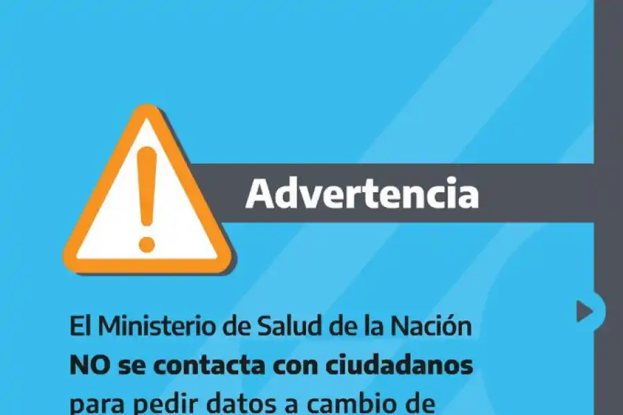 Advertencia del Ministerio de Salud sobre la vacunación contra covid-19