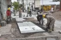 A mediados de abril se prevé inaugurar la semipeatonal de Laprida al 100