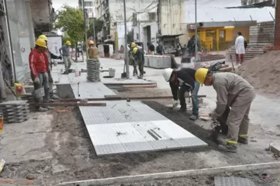 A mediados de abril se prevé inaugurar la semipeatonal de Laprida al 100