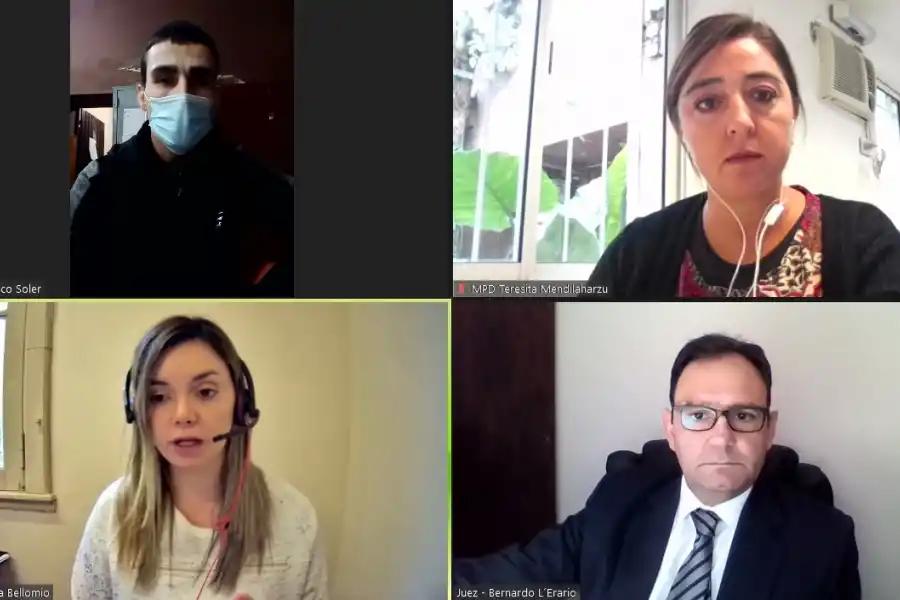 LAS PARTES EN EL PROCESO / FOTO DE PRENSA MINISTERIO PÚBLICO FISCAL