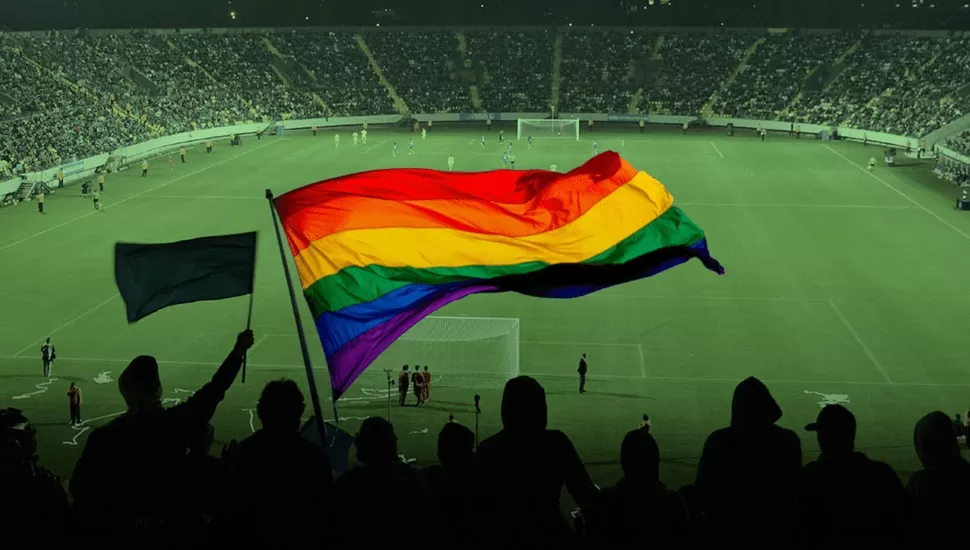POLÉMICA. En el Mundial de Qatar confiscarán las banderas que reivindiquen el orgullo LGBT.
