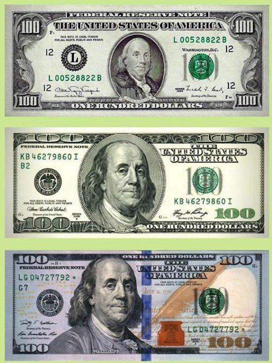 Así cambió el diseño de los billetes de 100 dólares.