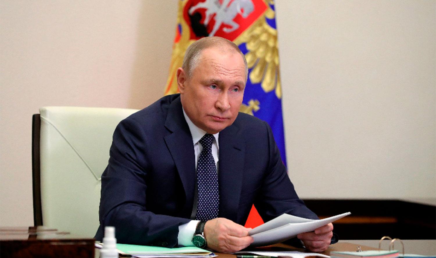 DECIDIDO. Vladimir Putin, presidente de la Federación Rusa.