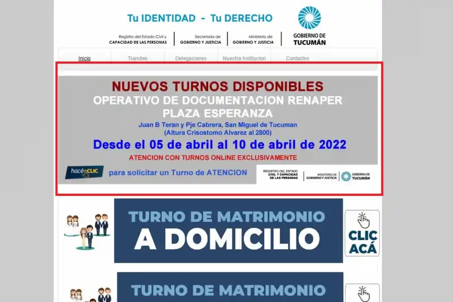 DNI en Tucumán: más de 3.000 turnos disponibles para el camión fábrica, que se marcha el lunes