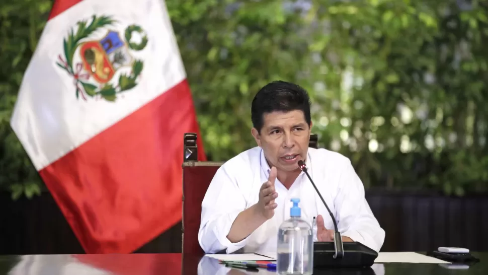 Pedro Castillo, presidente de Perú, se dirigió a sus ciudadanos