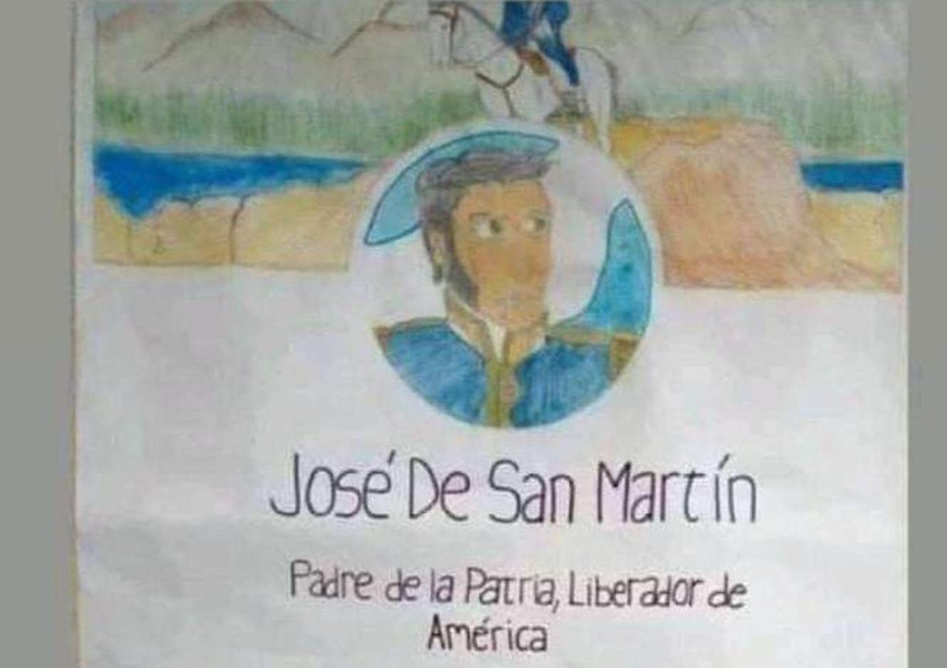 Facebook de San Martín creado por alumnos de una escuela de Entre Ríos
