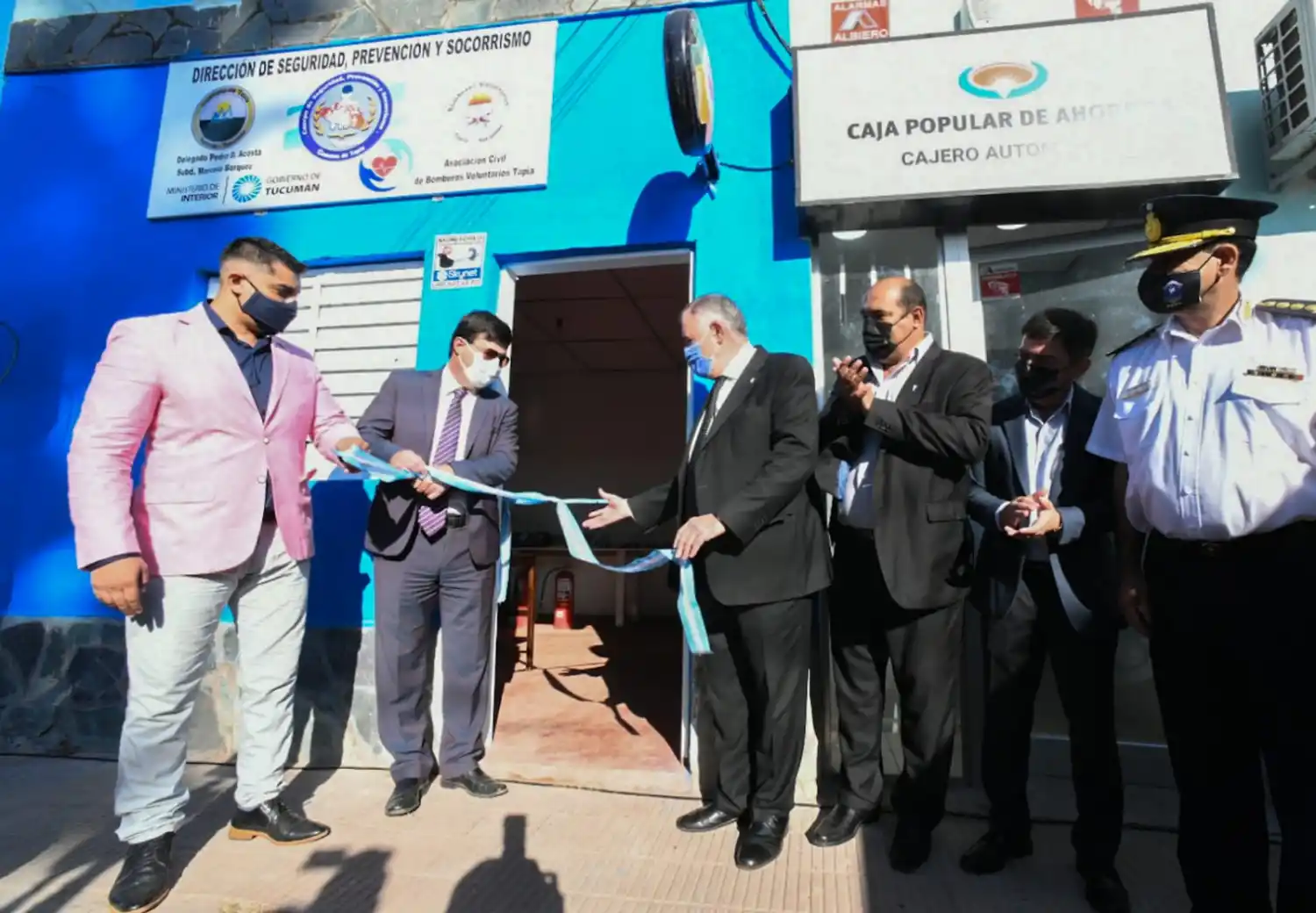 JALDO ENCABEZÓ EL ACTO EN TAPIA / FOTO PRENSA GOBERNACIÓN