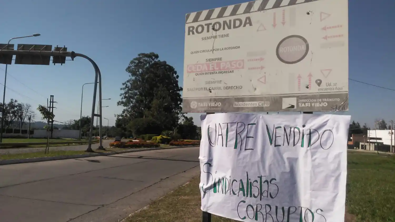 PROTESTA DE OBREROS DEL CITRUS EN ACHERAL