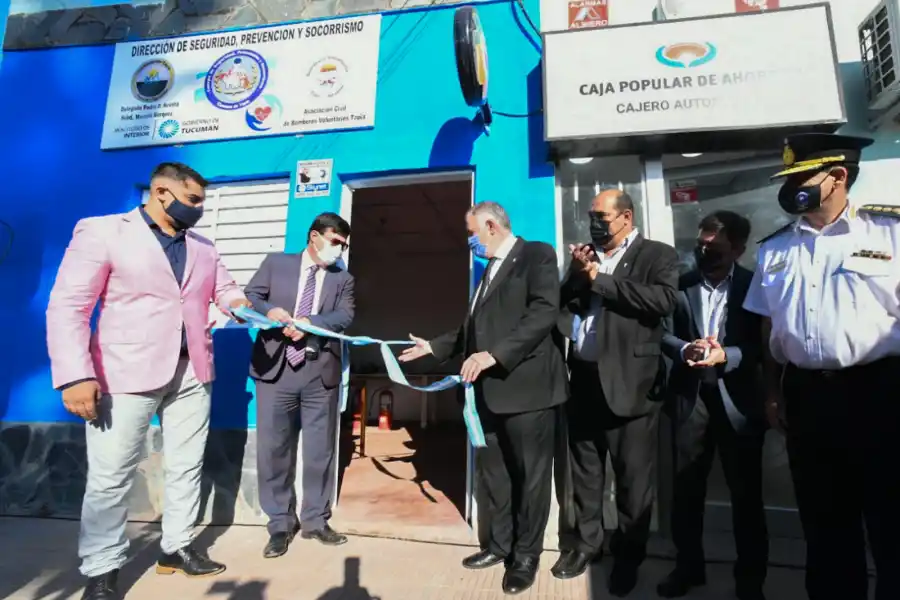 JALDO ENCABEZÓ EL ACTO EN TAPIA / FOTO PRENSA GOBERNACIÓN