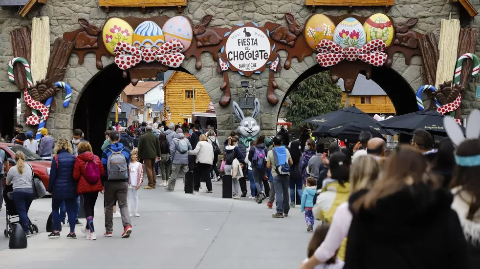 La Fiesta del Chocolate es un evento icónico en Bariloche. Foto: LAURA TOSO