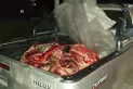 Llevaba 200 kilos de carne en una camioneta y le decomisaron la carga en Raco