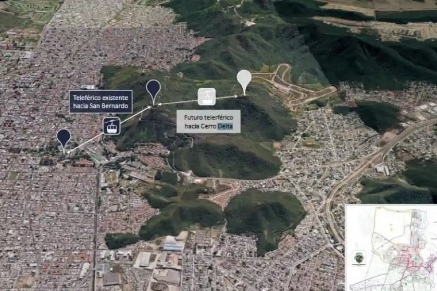 CÓMO LLEGAR. El globo negro indica la ubicación de El Baqueano. 