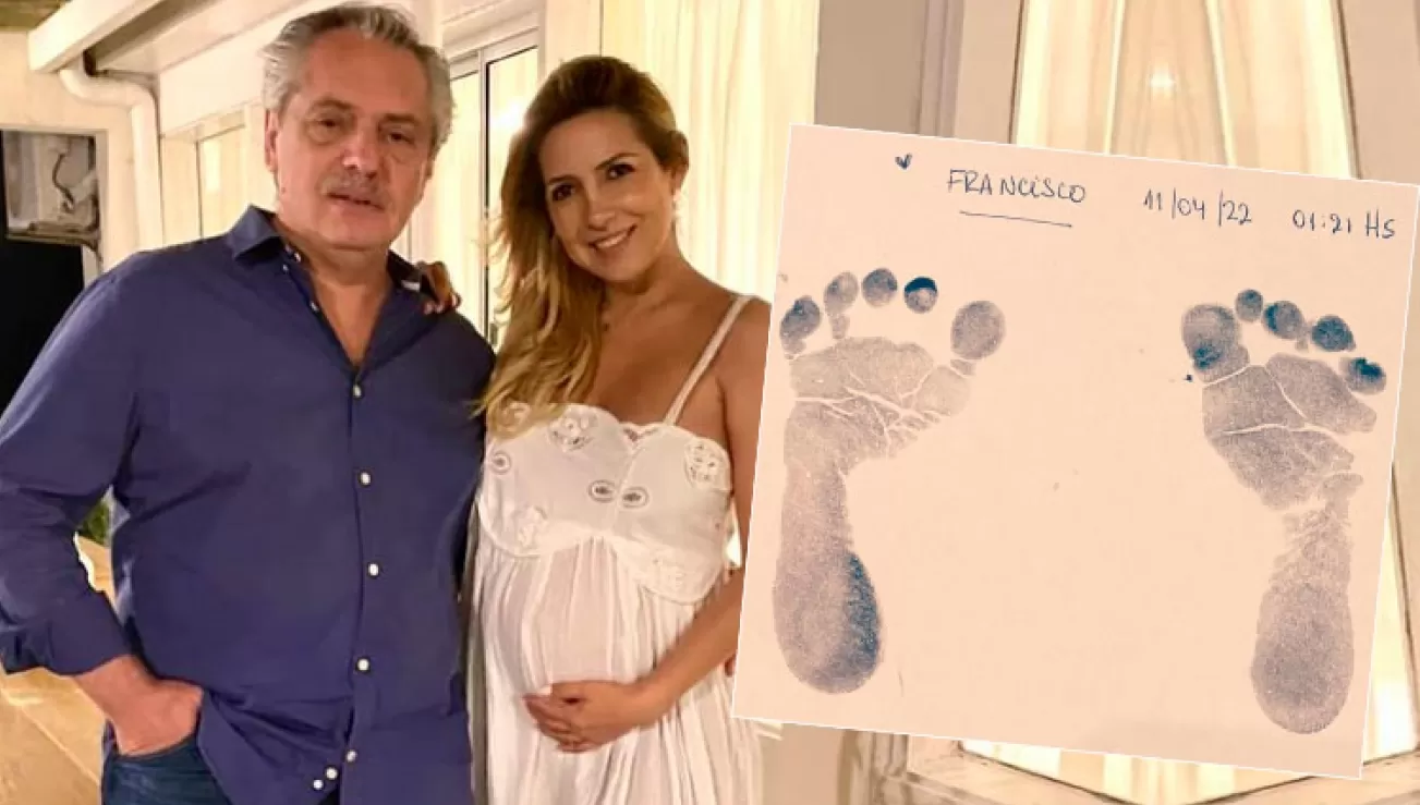 Francisco, el hijo de Alberto Fernández y Fabiola Yáñez, nació el lunes pasado