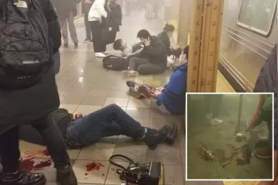 Video: un tiroteo en el subte de Nueva York deja varias personas heridas