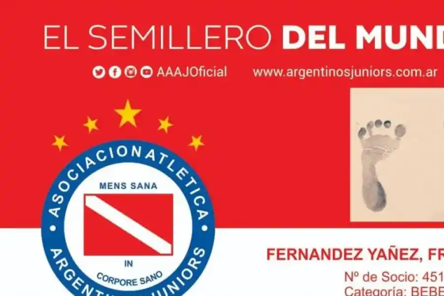 Bienvenida de Argentinos Juniors a Francisco Fernández Yáñez