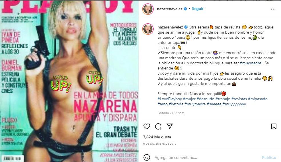 ¿Cuánto cobró Nazarena Vélez por su icónica tapa de Playboy?